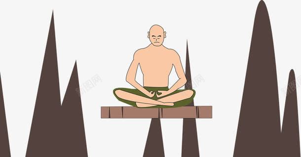 打禅的男子png免抠素材_新图网 https://ixintu.com 佛教 免费png素材 冥想 坐禅 男人