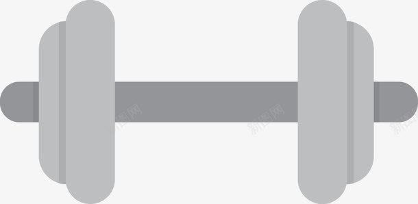 哑铃png免抠素材_新图网 https://ixintu.com 哑铃 扁平化