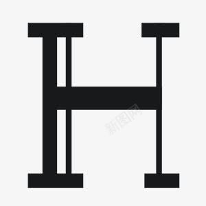 字母淘宝字体大写字母H图标png_新图网 https://ixintu.com 创意字体 卡通立体图标图片 大写字母 艺术字