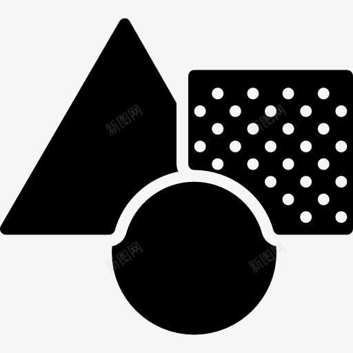 广场图标png_新图网 https://ixintu.com 三角形 几何 图形工具 圆 正方形 界面 矩形形状