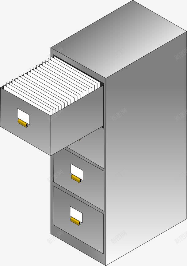 文件柜png免抠素材_新图网 https://ixintu.com 文件柜 柜子 金属柜