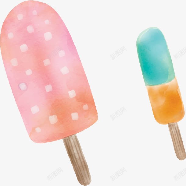 水彩绘冰棒夏天冷饮png免抠素材_新图网 https://ixintu.com 冰棒 夏天冷饮 夏天冷饮矢量 水彩绘冰棒夏天冷饮 水彩绘冰棒矢量 矢量水彩绘冰棒