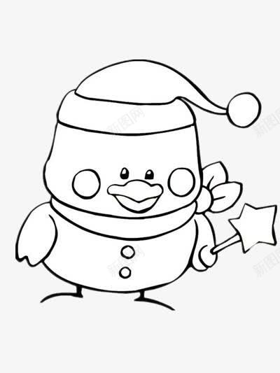 小鸡的魔法棒png免抠素材_新图网 https://ixintu.com 五角星 卡通 可爱 呆萌