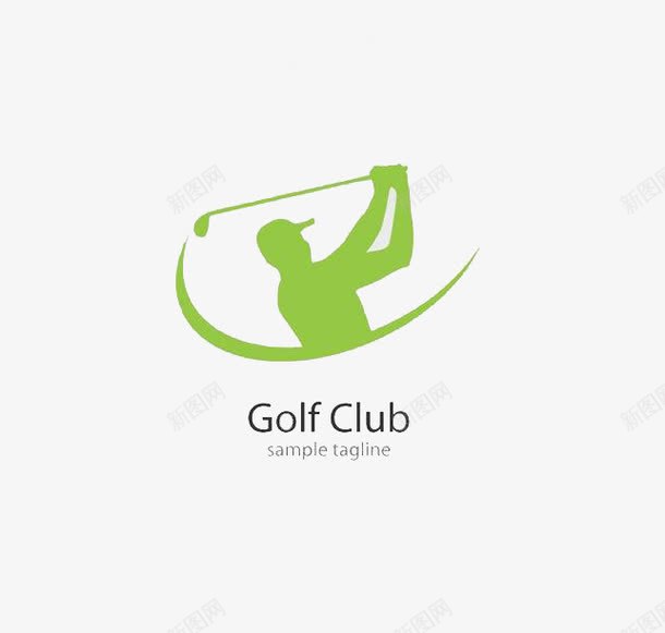 绿色健康高尔夫球运动png免抠素材_新图网 https://ixintu.com 健康 健身 绿色 运动 高尔夫球
