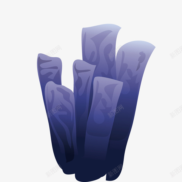 紫色渐变海洋藻类植物矢量图ai免抠素材_新图网 https://ixintu.com 植物 海洋 渐变 紫色 藻类 矢量图