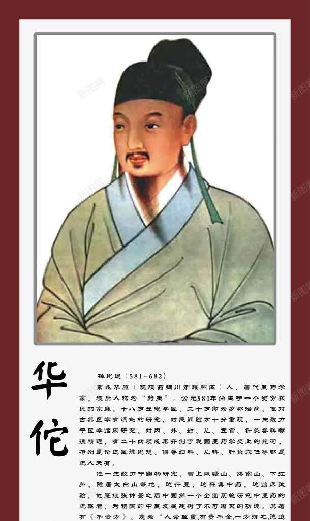 古今名中医华佗png免抠素材_新图网 https://ixintu.com 中医华佗 古今 名中医华佗 挂画