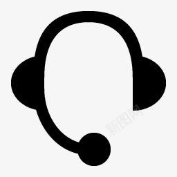 耳机MIC黑色默认图标png_新图网 https://ixintu.com MD MIC headphones mic 耳机