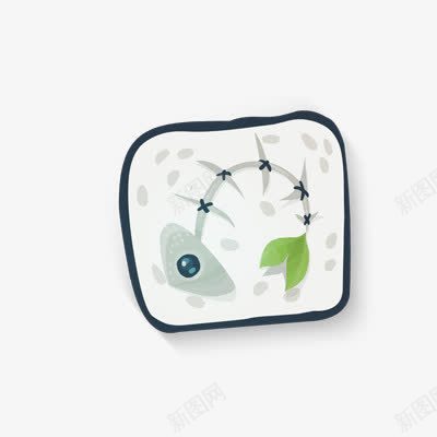 鱼骨寿司png免抠素材_新图网 https://ixintu.com png图片素材 免费png素材 卡通手绘 美食图片 鱼骨头