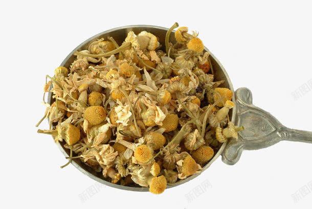 母菊花茶png免抠素材_新图网 https://ixintu.com 免扣 免扣素材 母菊 花干 花茶