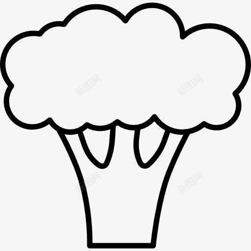西兰花图标png_新图网 https://ixintu.com 健康食品 有机 素食 蔬菜 食品 饮食