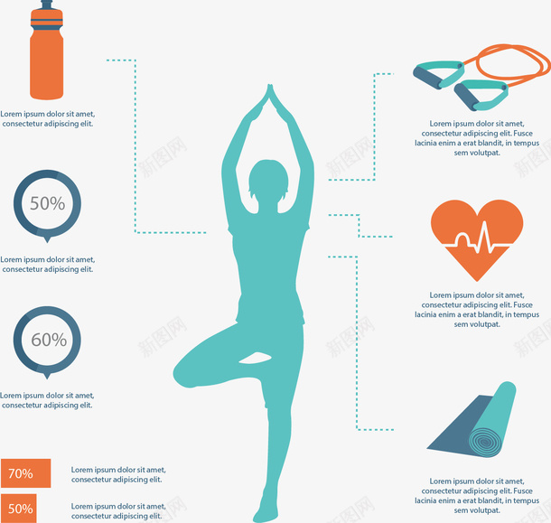 手绘瑜伽相关数据矢量图ai免抠素材_新图网 https://ixintu.com 健康 手绘 数据 瑜伽 运动 矢量图