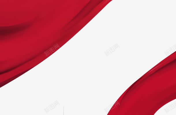 红色帷幕卡通psd免抠素材_新图网 https://ixintu.com PNG素材 卡通效果 帷幕 红色