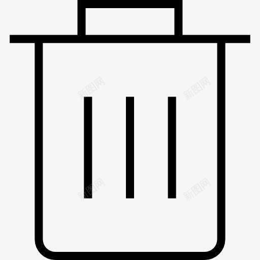 垃圾图标png_新图网 https://ixintu.com 可以 垃圾 垃圾桶 垃圾筐 工具和器具 接口