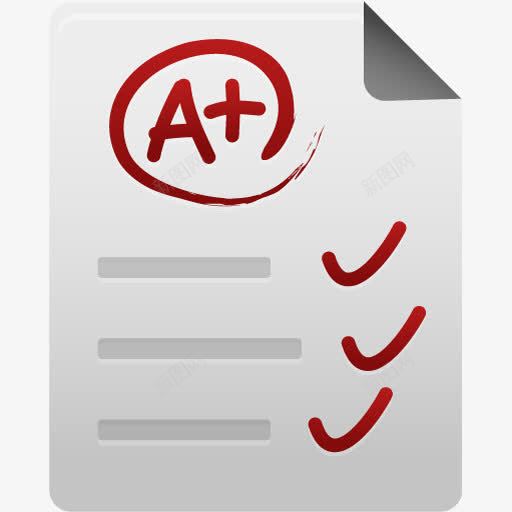 试卷图标png_新图网 https://ixintu.com paper test 测试 纸