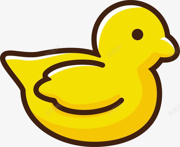 黄色小鸭子png免抠素材_新图网 https://ixintu.com 动物 手绘 鸭子 黄色