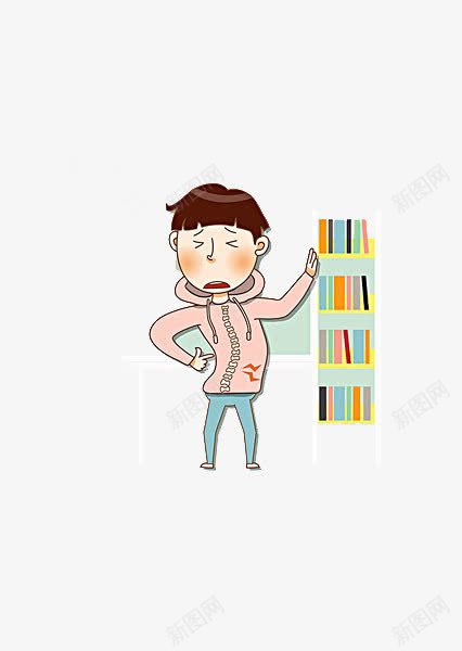 不舒服的男生png免抠素材_新图网 https://ixintu.com 不舒服 健康 想哭 烦恼 烦恼的男人 烦躁 生病 脊椎 难受