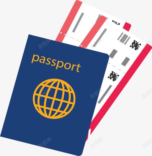 旅游季度假护照机票矢量图ai免抠素材_新图网 https://ixintu.com 护照 旅游季 旅游护照 旅游机票 机票 矢量png 矢量图