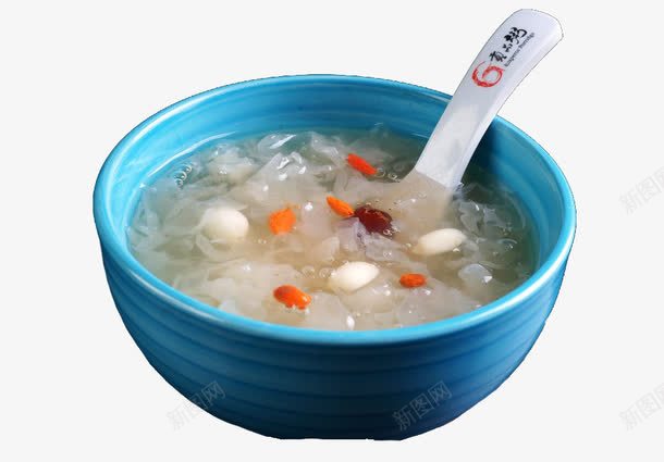 粥银耳莲子粥psd免抠素材_新图网 https://ixintu.com 大米 粥 美食 莲子粥 银耳