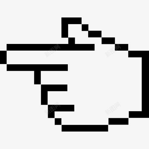 手型指针图标png_新图网 https://ixintu.com