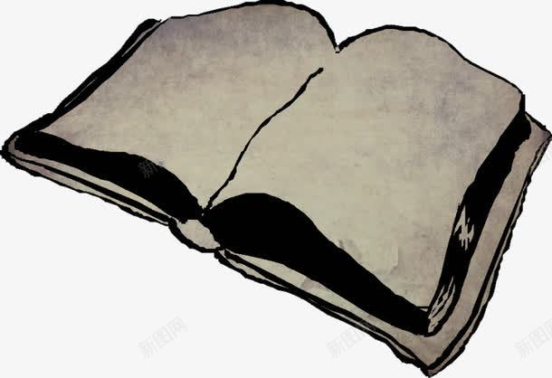古朴的书本png免抠素材_新图网 https://ixintu.com 书本 古朴 手绘