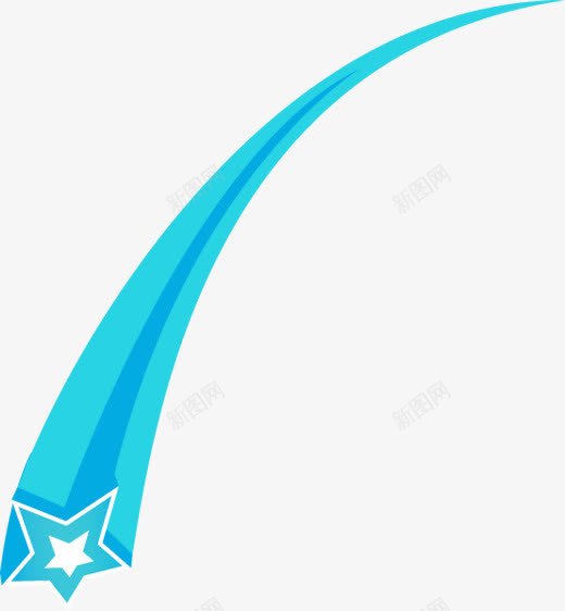 立体浅蓝渐变彩带装饰png免抠素材_新图网 https://ixintu.com 彩带 浅蓝 渐变 立体 装饰