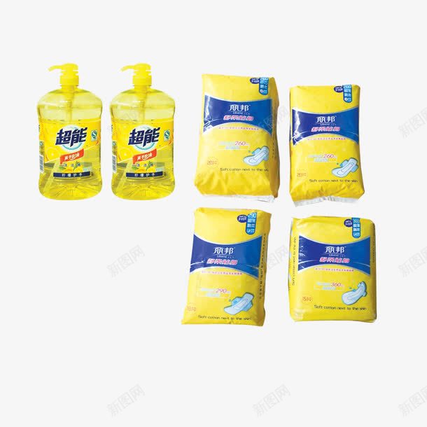 日常用品psd免抠素材_新图网 https://ixintu.com 日常用品 洗衣液 超能