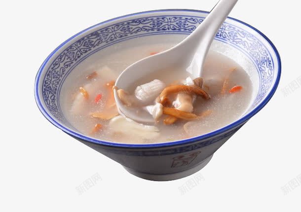 鲜菌鱼丸汤png免抠素材_新图网 https://ixintu.com 小吃 早餐美食 熟食 美食 鲜菌鱼丸汤