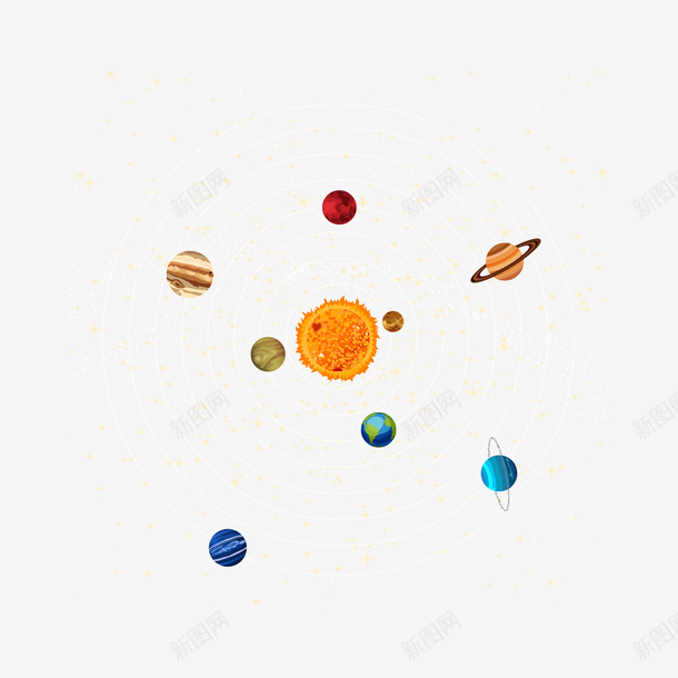 绚烂星空矢量图eps免抠素材_新图网 https://ixintu.com 时尚 星空 海报 绚烂 矢量图