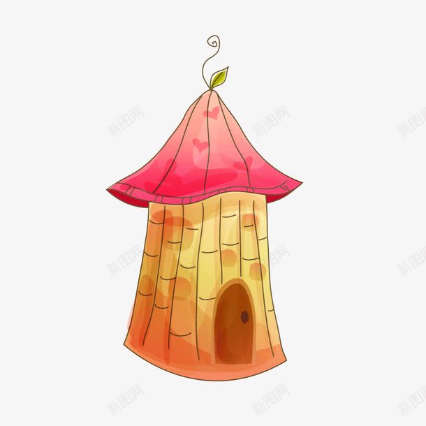彩色卡通线条城堡png免抠素材_新图网 https://ixintu.com 卡通 卡通彩色 城堡 彩色 线条