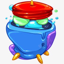 疯狂机器人卡通png免抠素材_新图网 https://ixintu.com 卡通 机器人 疯狂