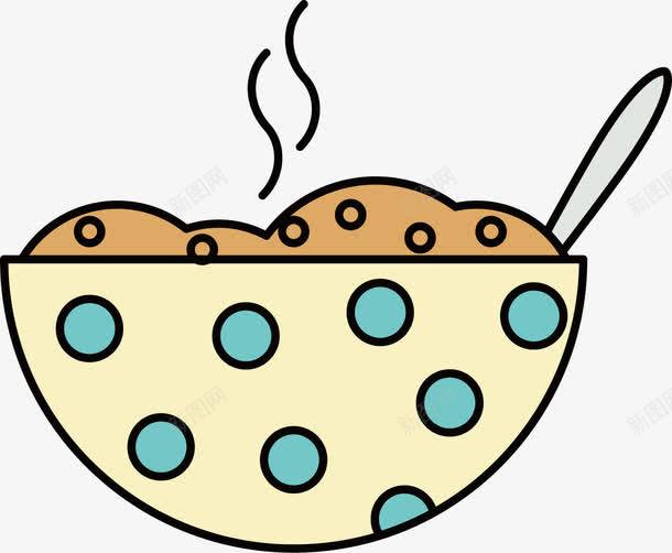 卡通炒饭png免抠素材_新图网 https://ixintu.com 卡通手绘 卡通水彩 卡通食物 水彩画 炒饭