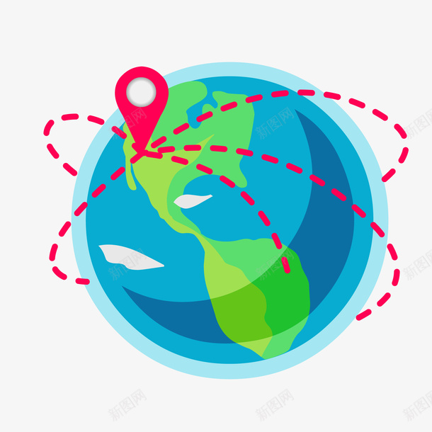 手绘蓝色地球矢量图eps免抠素材_新图网 https://ixintu.com png免抠图 创意 卡通 地球 定位 手绘 时尚 蓝色 路线 矢量图