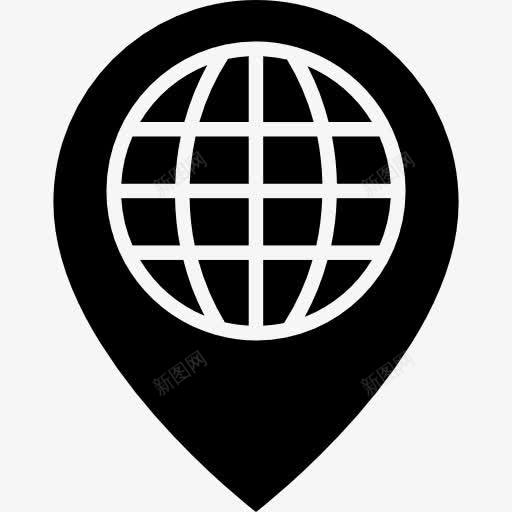 占位符图标png_新图网 https://ixintu.com GPS 世界地图上的位置 地图和国旗 地图定位 销