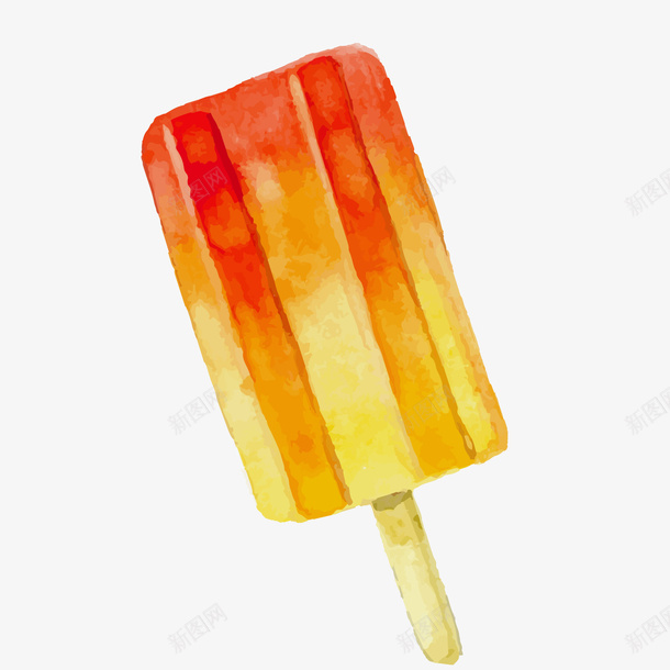 彩色渐变雪糕食物元素矢量图ai免抠素材_新图网 https://ixintu.com 卡通插画 夏季 彩色 手绘 渐变 纹理 雪糕 食物 矢量图