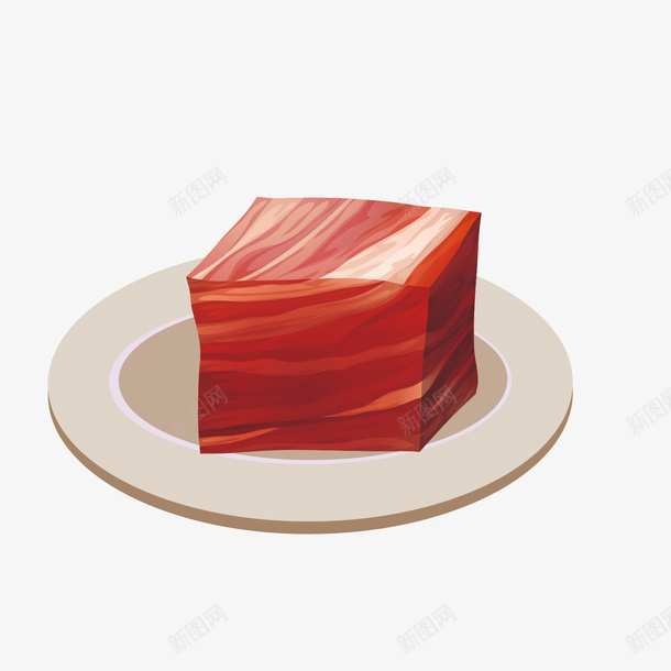 手绘大块猪肉矢量图ai免抠素材_新图网 https://ixintu.com 卡通猪肉 卡通肉块 手绘猪肉 猪瘦肉 猪肉 瘦肉 矢量图 肉块设计 肉食设计