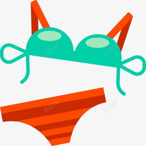 Bikini图标png_新图网 https://ixintu.com 套装 女孩 时尚 服装 泳装 洗澡