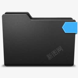 蓝色丝带顶撬人特黑png免抠素材_新图网 https://ixintu.com Blue ribbon top 丝带 蓝色 顶