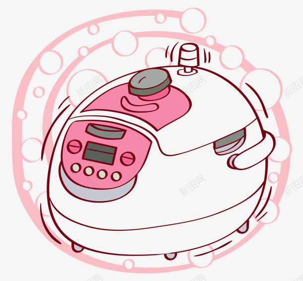 卡通电饭煲png免抠素材_新图网 https://ixintu.com 卡通 电饭煲 素材 装饰