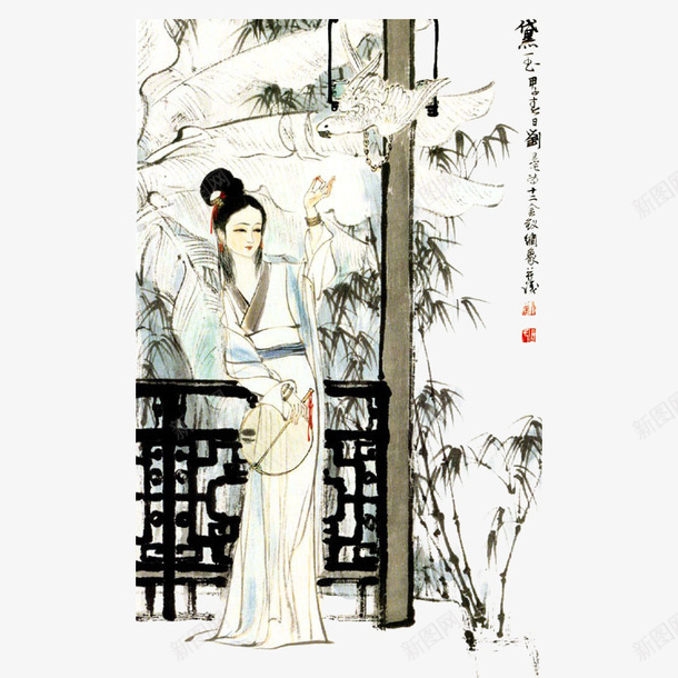 中国风手绘水墨红楼梦插画黛玉思png免抠素材_新图网 https://ixintu.com 中国风 中国风手绘水墨红楼梦插画黛玉思春免抠免费下载 古典 手绘 插画 林黛玉 水墨 红楼梦 黛玉思春