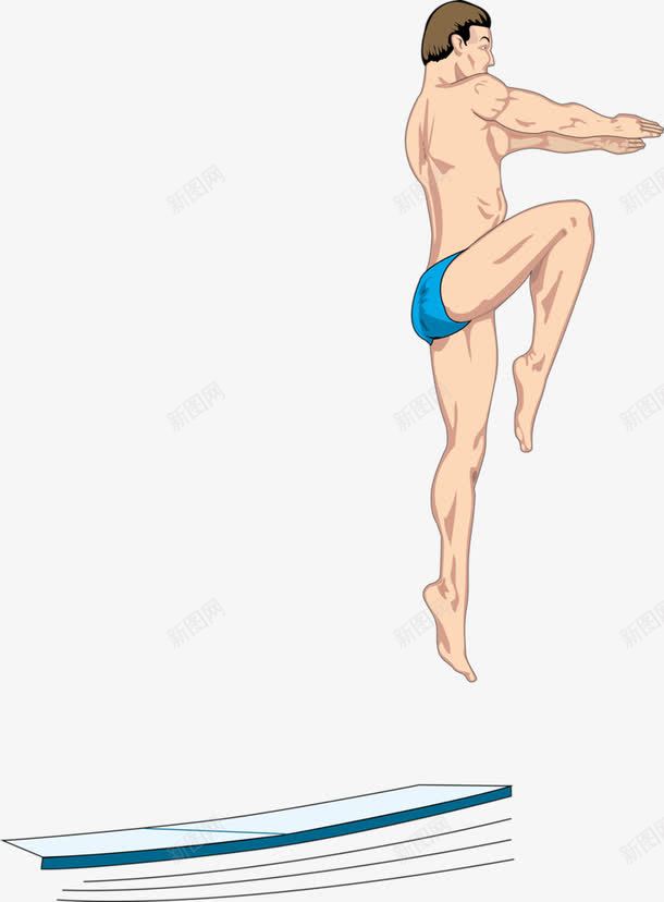跳水运动员png免抠素材_新图网 https://ixintu.com 健身 卡通 卡通人物 滑雪 美女 跳水 运动