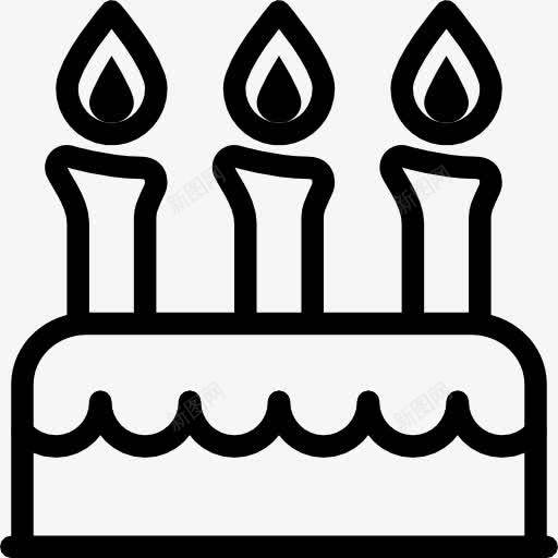 生日快乐蛋糕图标png_新图网 https://ixintu.com 生日蛋糕 蛋糕