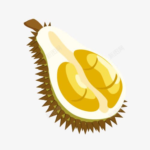 榴莲免费矢量图eps免抠素材_新图网 https://ixintu.com 免费素材 卡通榴莲 榴莲 水果 矢量榴莲 矢量素材 矢量图