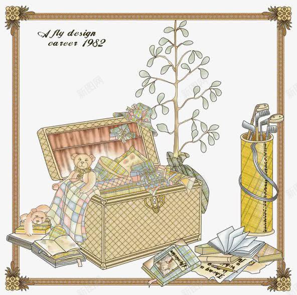 纷乱的整理箱png免抠素材_新图网 https://ixintu.com 整理箱 球杆 纷乱 高尔夫