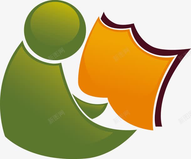 认真看书的人图标png_新图网 https://ixintu.com 书 书本 创意图 标志图 矢量图标 读书 读书图标 读书标志