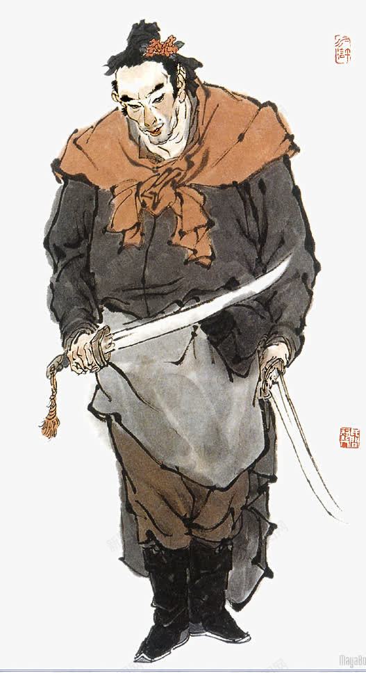 写意人物png免抠素材_新图网 https://ixintu.com 姘存祾涓 姘存祾鎻掑浘 姘村浜虹墿 鍐欐剰浜虹墿 鍥句功鎻掑浘 鍥涘鍚嶈憲 鍥界敾 鎵嬬粯浜虹墿鑲栧儚