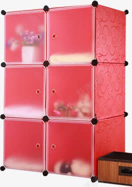 粉色花纹衣柜家具png免抠素材_新图网 https://ixintu.com 家具 粉色 花纹 衣柜
