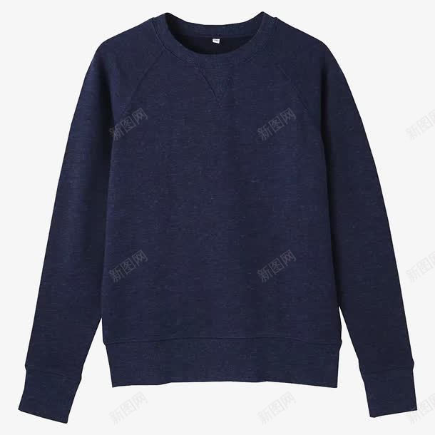 套头衫png免抠素材_新图网 https://ixintu.com 卫衣 无印良品 深蓝色