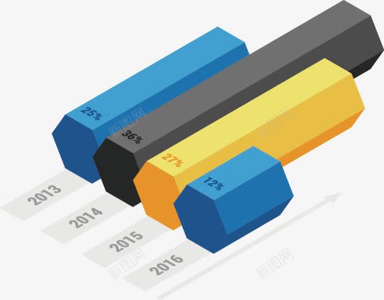 手绘柱状图图标png_新图网 https://ixintu.com PPT 手绘 柱状图