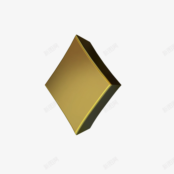方片棕色png免抠素材_新图网 https://ixintu.com 3D 光滑 方片 立体