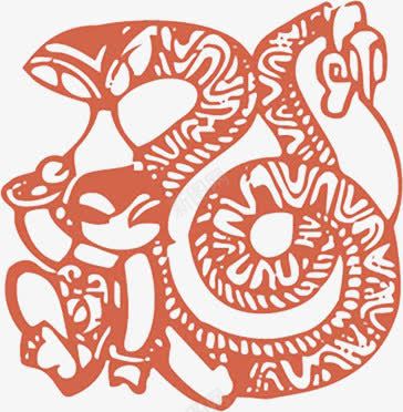 蛇年新款剪纸图案png免抠素材_新图网 https://ixintu.com 剪纸 图案 新款